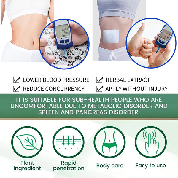 Diabetic - Blood Sugar Control Patch (Buy 10 Get 10 Free)@499