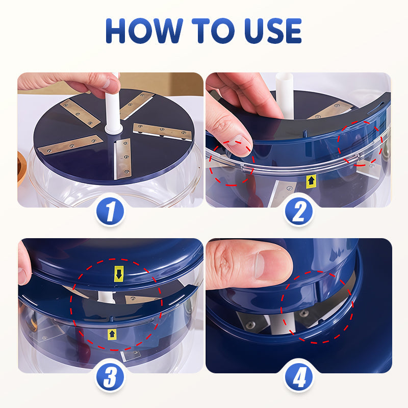 Portable Automatic Electric Peeler for Fruits and Vegetables